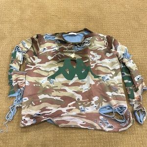 Faith connexion shredded sweatshirt oversized